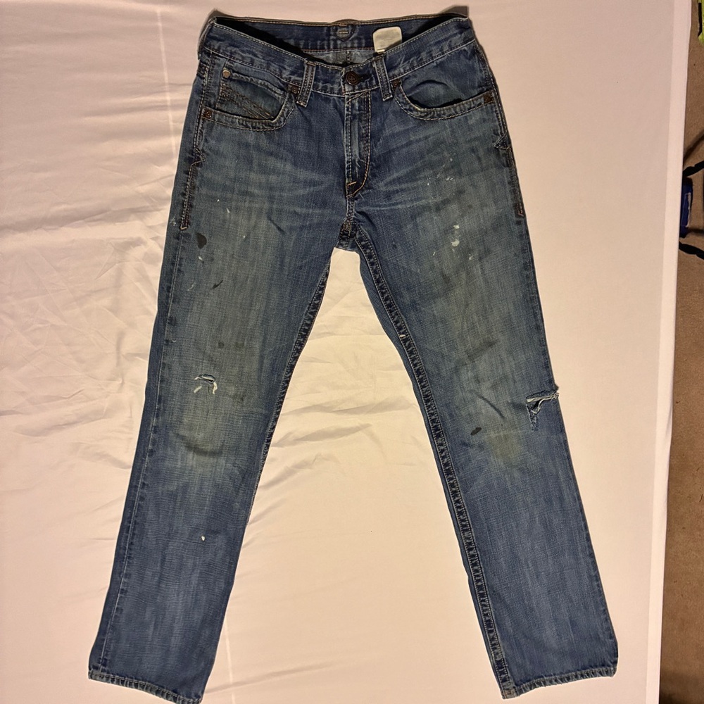 Ariat Men's Distressed M4 Jeans 30X36 distressed